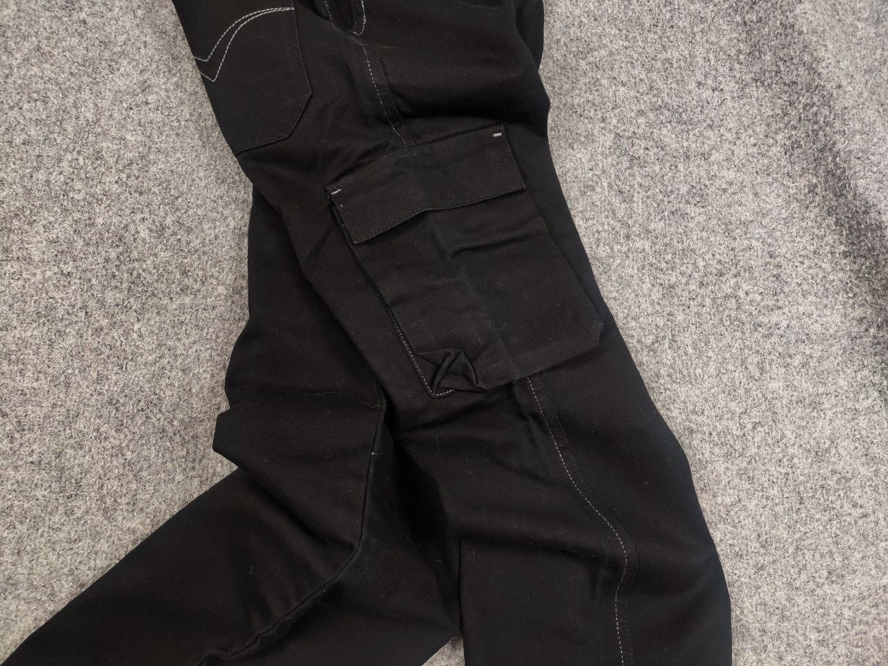 Japanese Brand Rois Sportswear Japan style Black Denim Cargo Pants Size US 30 / EU 46 - 3 Thumbnail