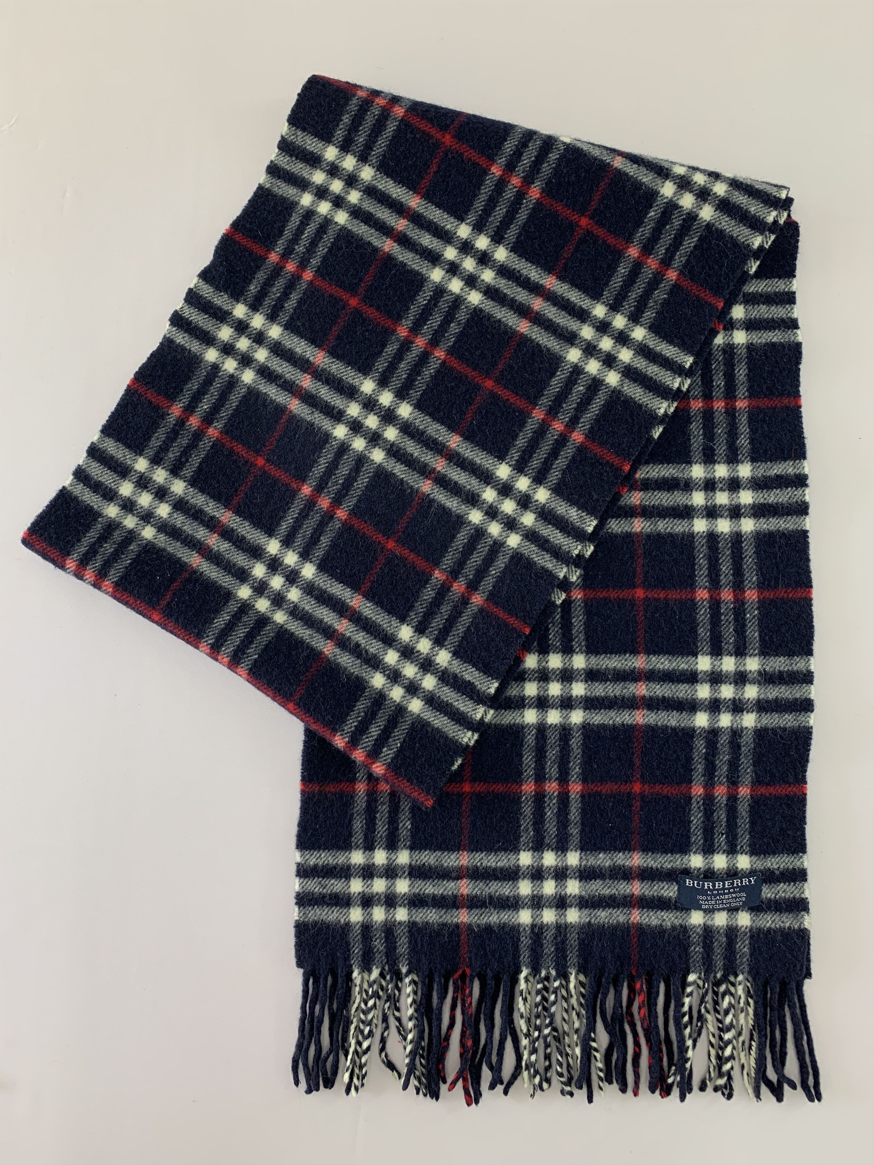Burberry Burberry Scarf Wool Muffler Neck Wrap BL4326 Size ONE SIZE - 2 Thumbnail