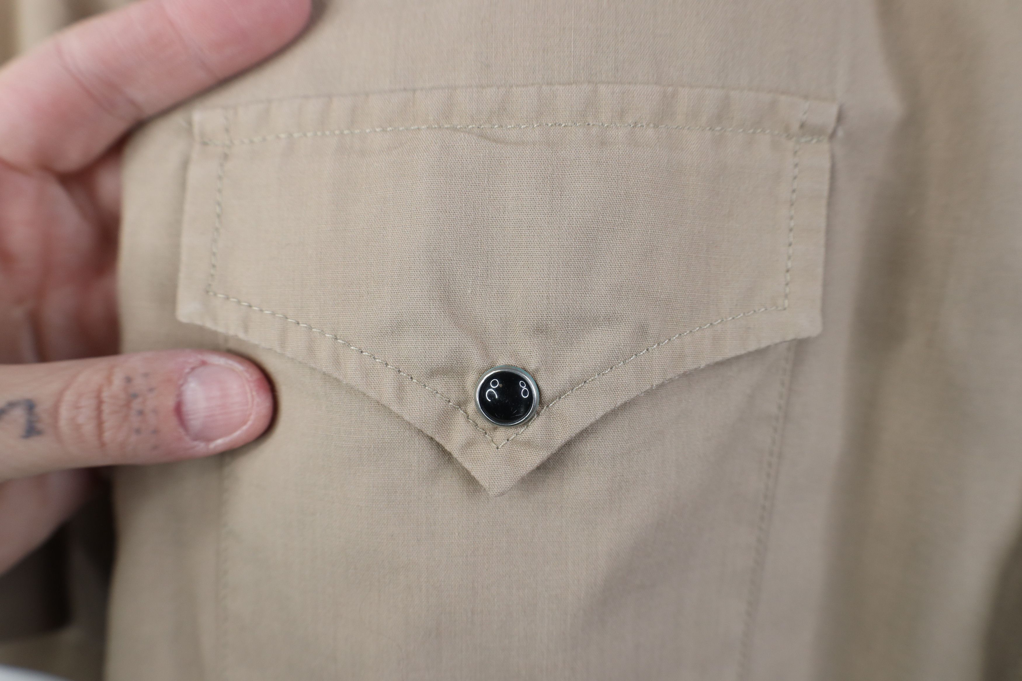 Vintage Vintage 90s Rockabilly Eagle Feather Snap Button Shirt Size US XL / EU 56 / 4 - 9 Thumbnail