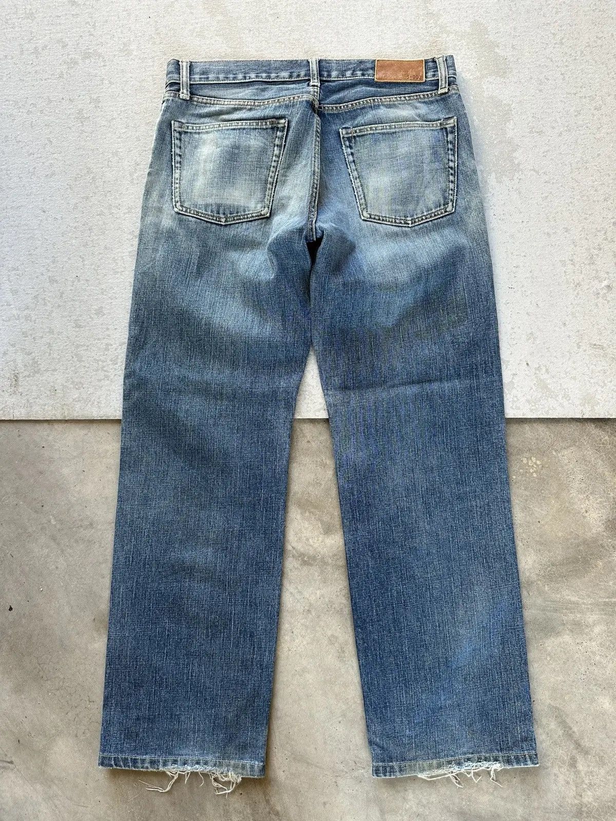 Vintage SEND OFFERS 🍁S-002 UNIQLO Japan Distressed Denim Rusty Pants Size US 33 - 13 Thumbnail