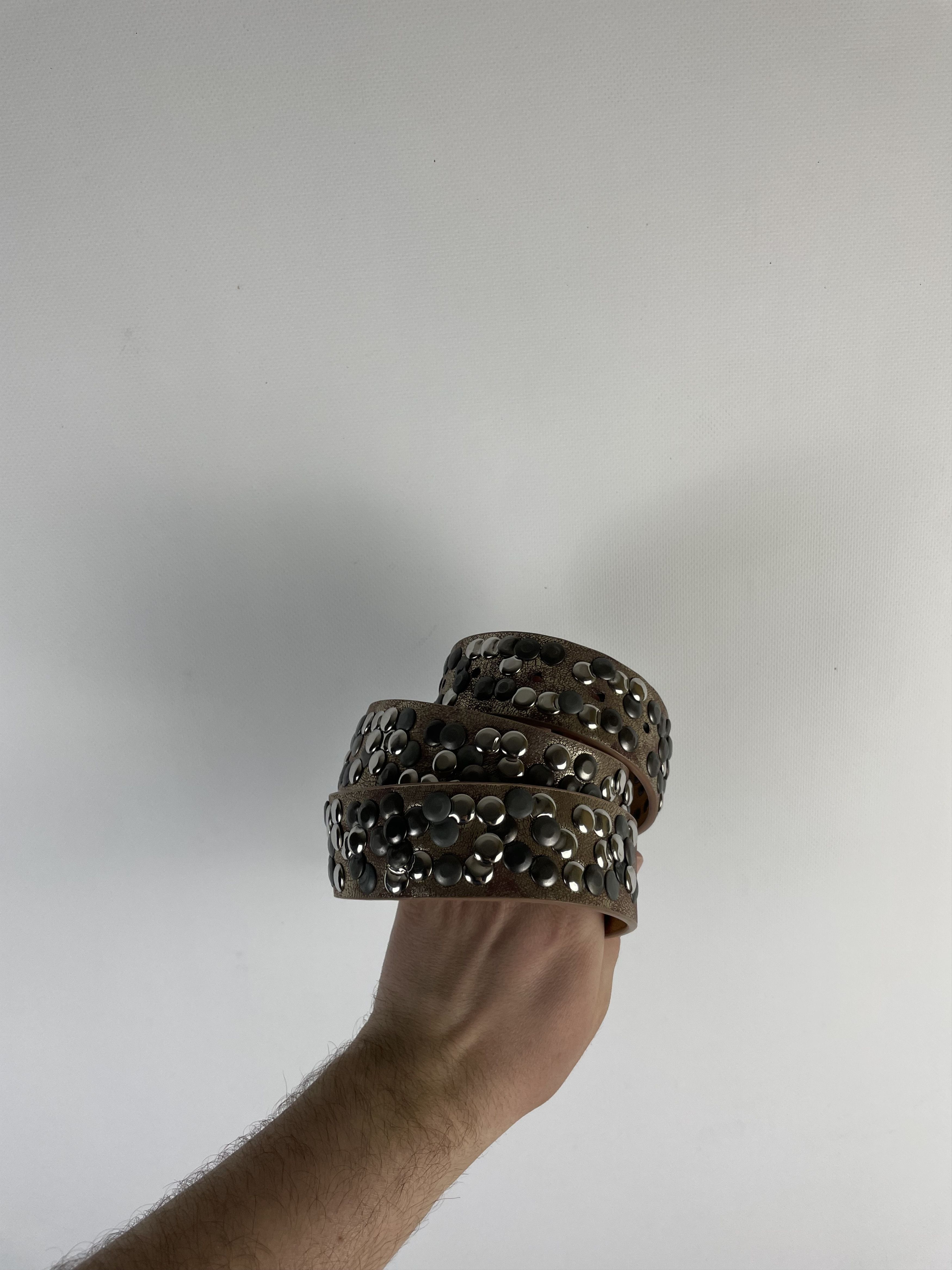 Other Vintage Leather belt Avant Garde Style Y2k Size ONE SIZE - 3 Thumbnail