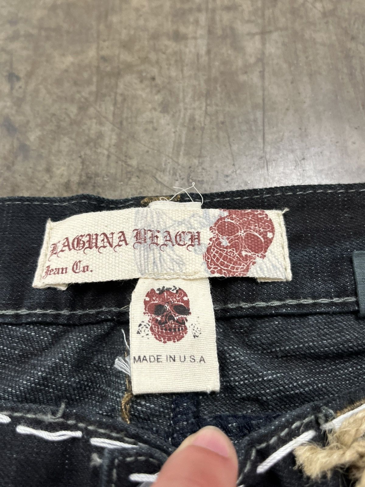 True Religion Y2k baggy fit embroidered denim skater hype rare opium Size US 36 / EU 52 - 11 Thumbnail