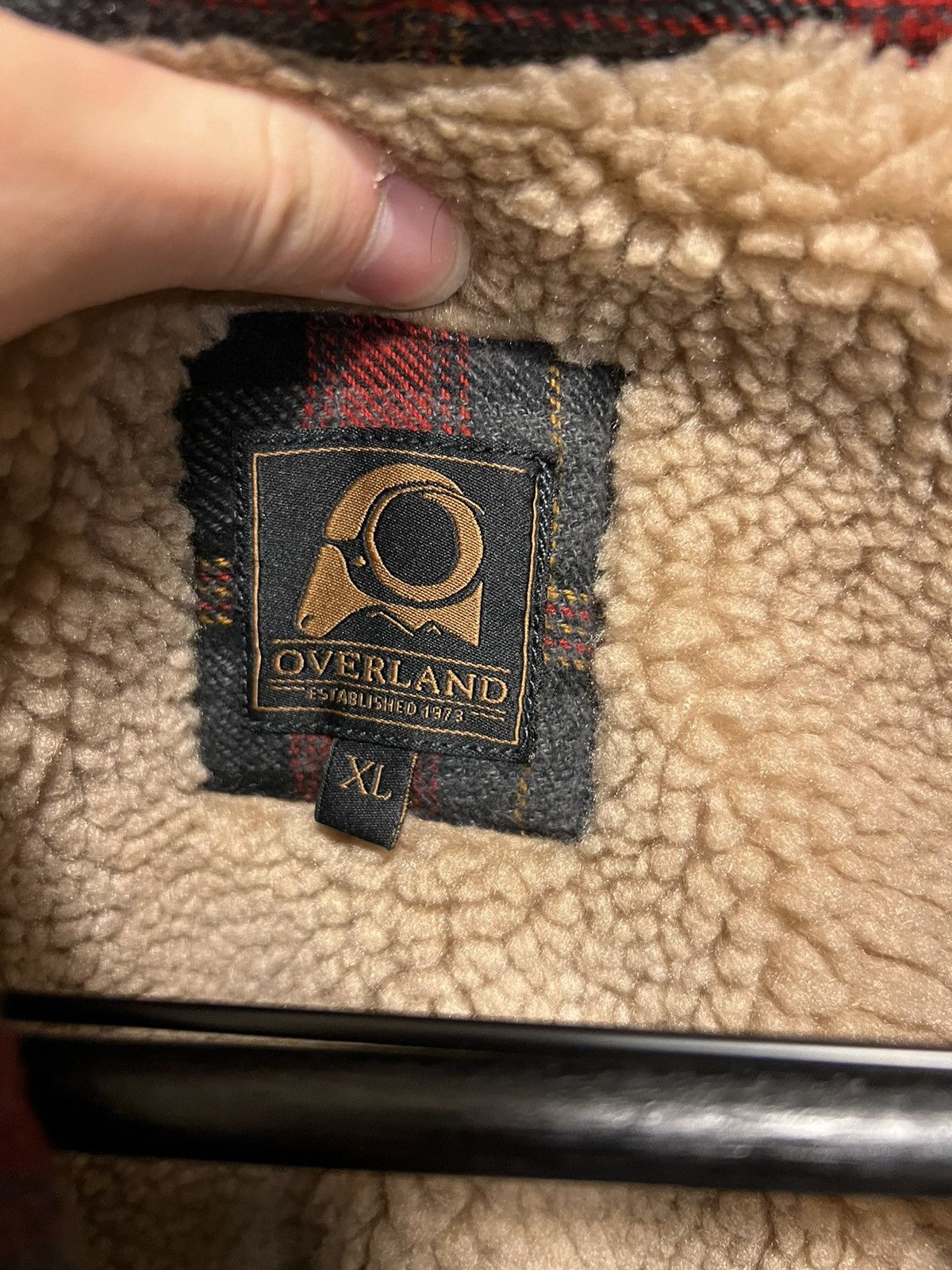 Overland Sheepskin flannel jacket Size US XL / EU 56 / 4 - 2 Thumbnail