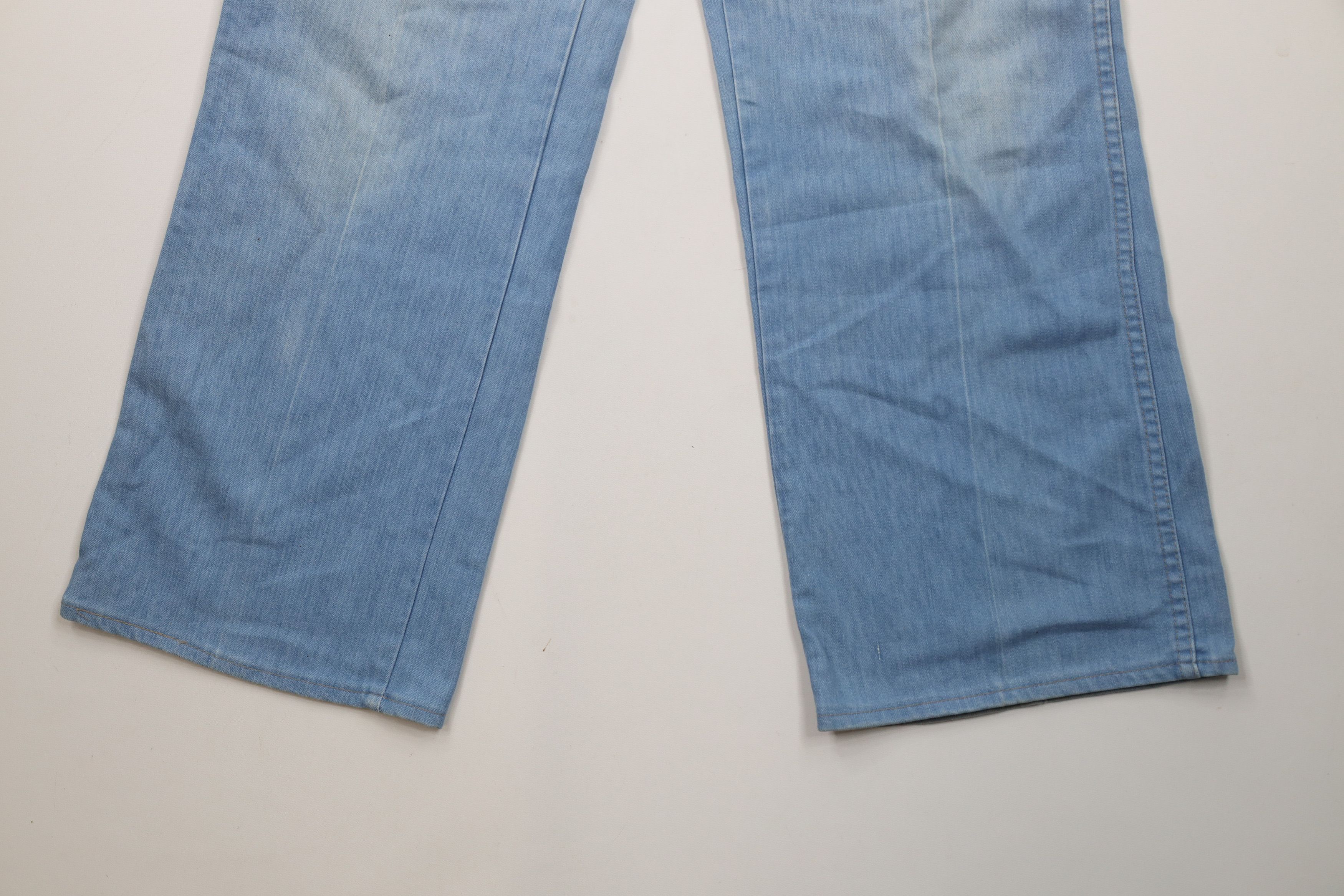 Vintage Vintage 70s Streetwear Wide Leg Bell Bottom Denim Jeans USA Size US 32 / EU 48 - 4 Thumbnail