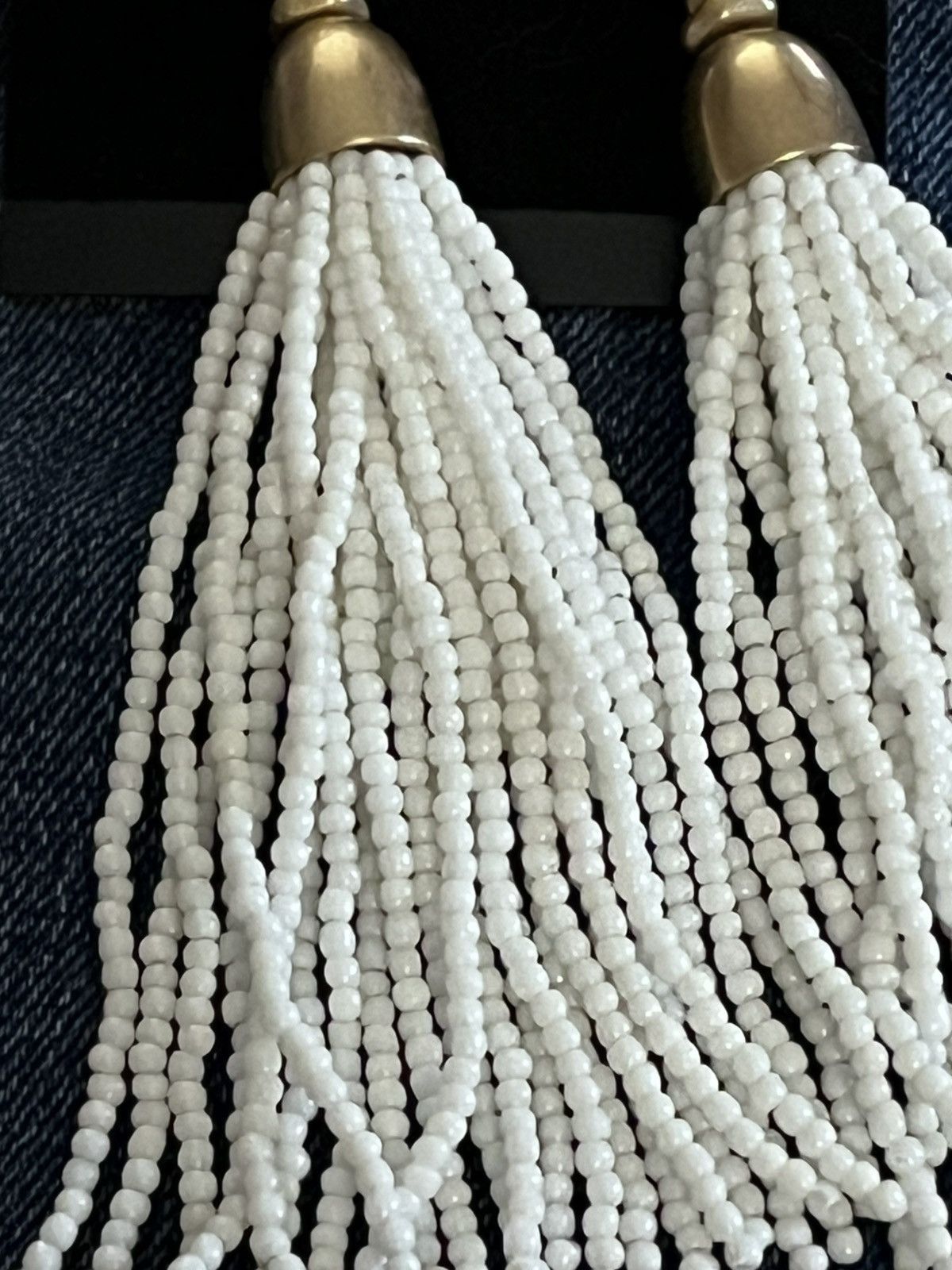 Other Stella & Dot Beaded Tassel earrings with howlite bohemian Size ONE SIZE - 3 Thumbnail