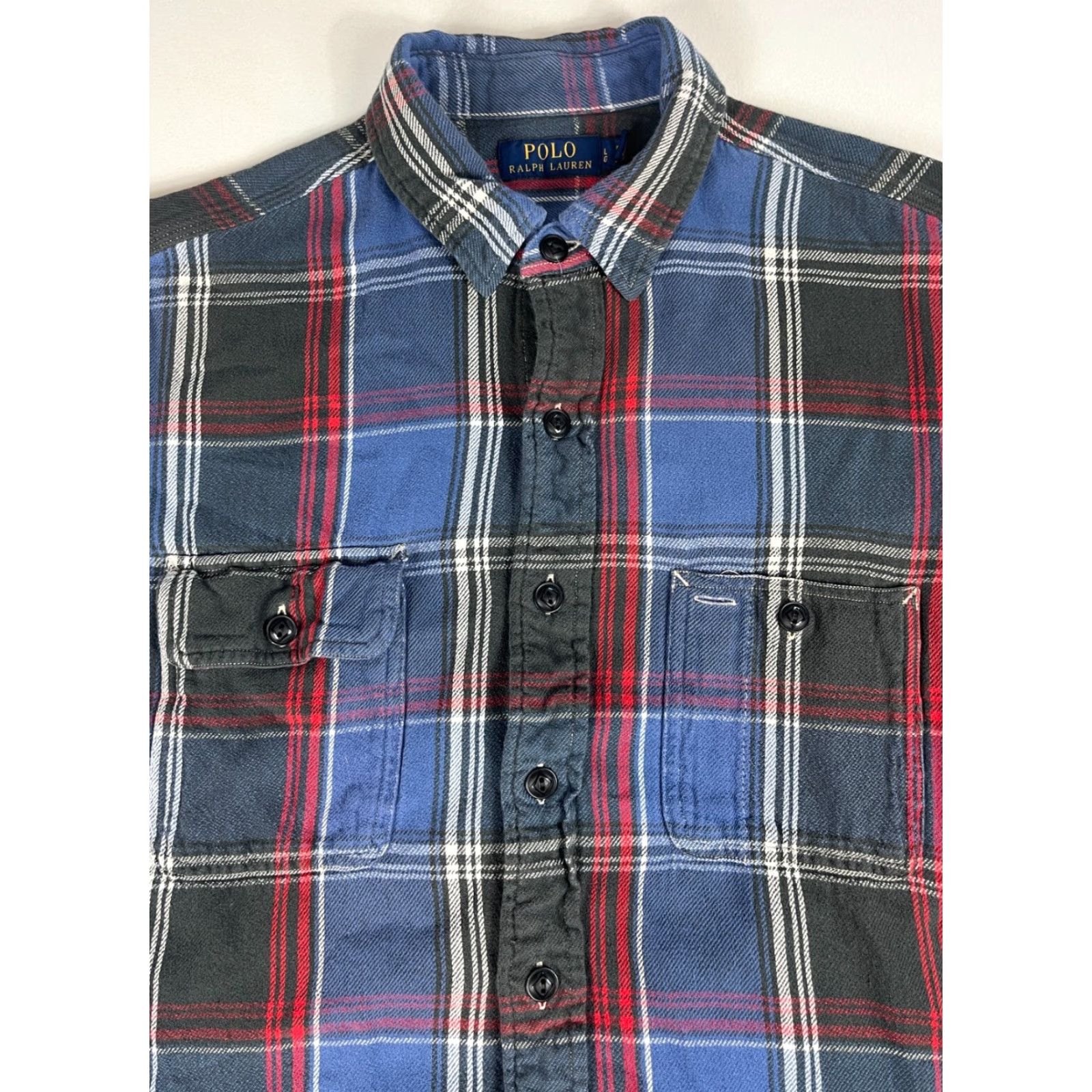 Polo Ralph Lauren Polo Ralph Lauren Button-Up Flannel Shirt Plaid Multicolor Sz L Mens Size US L / EU 52-54 / 3 - 2 Thumbnail