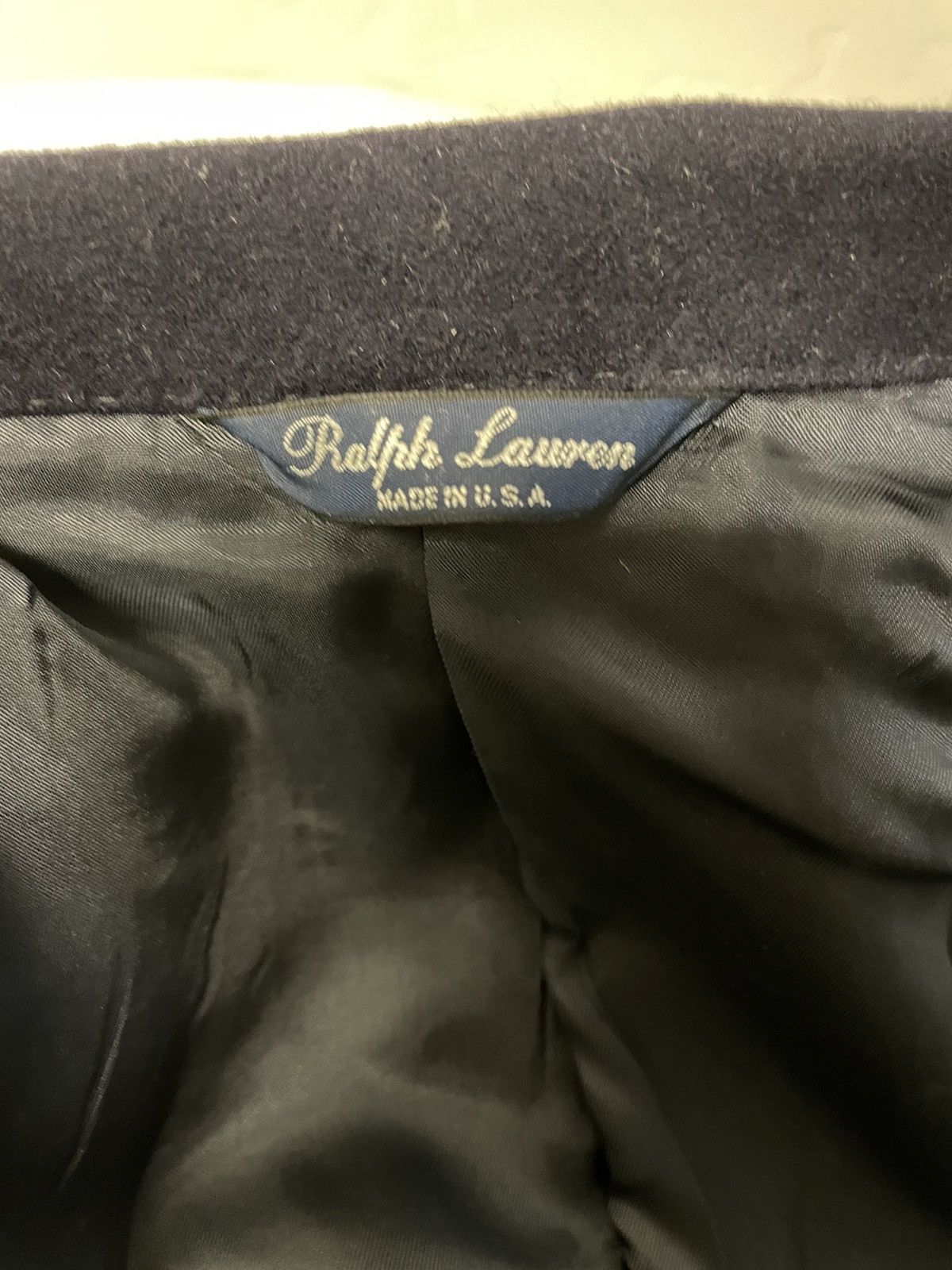 Ralph Lauren × Vintage Vintage Rare Label Wool & Cashmere Blazer Size 44R - 6 Thumbnail