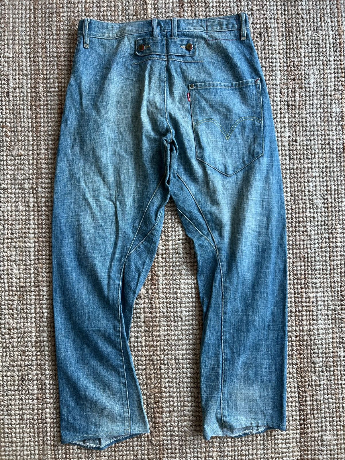 Levi's Levis Engineered Jeans Buckle Back Tag W32 Actual 33x30.5 Size US 32 / EU 48 - 5 Thumbnail