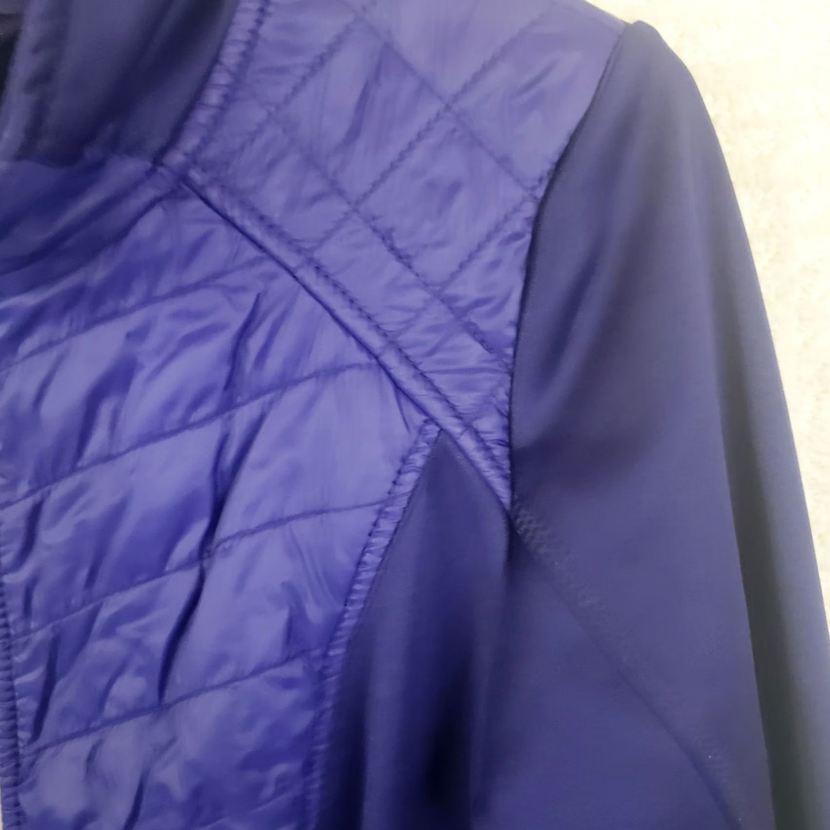 Champion Champion Duo Dry Jacket Blue Sz S Blue Purple Puff Quilt Panels Athletic Size S / US 4 / IT 40 - 7 Thumbnail