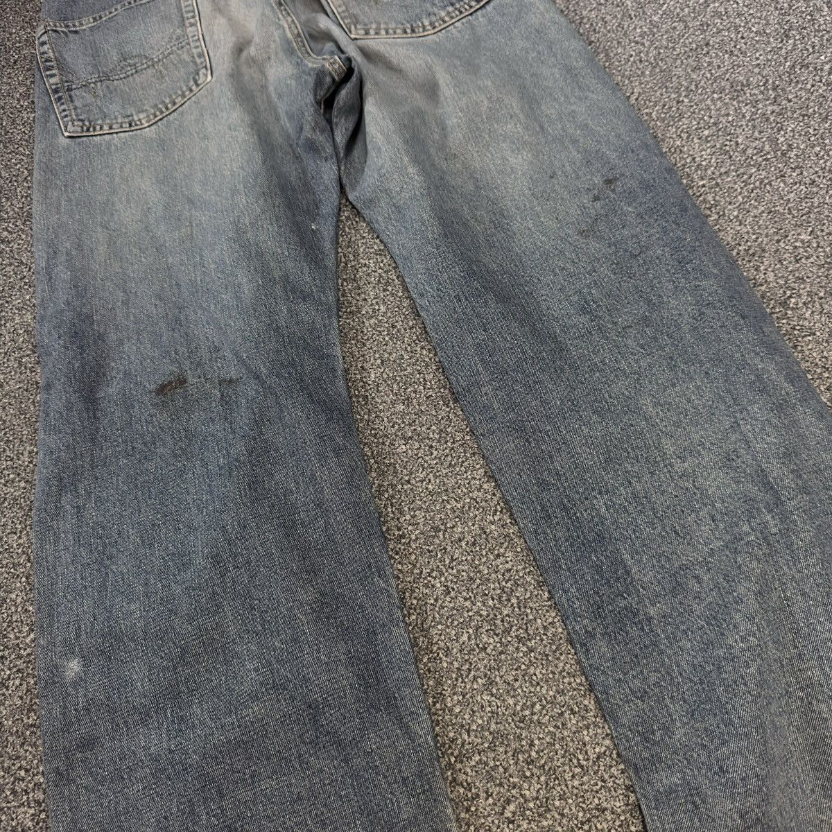 Kapital Vintage 90s Japanese Edwin 505x Destroyed Dirty Wash Denim Size US 31 - 8 Thumbnail