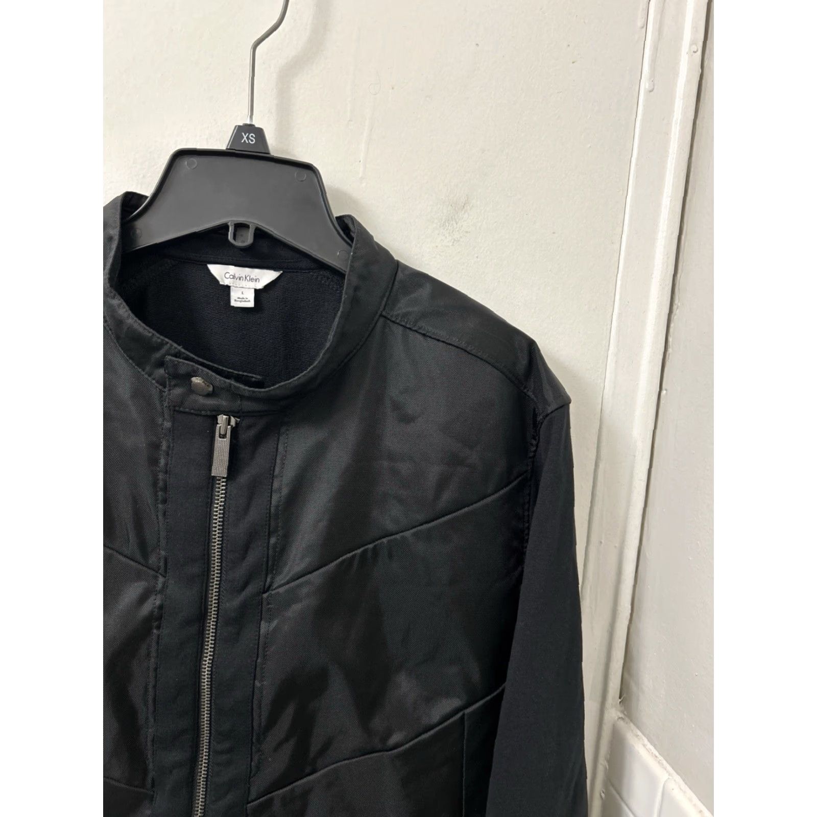 Calvin Klein Calvin Klein Jacket Mens Size L Black Full Zip Bomber Pockets Long Sleeve Regular Fit Size US L / EU 52-54 / 3 - 4 Thumbnail