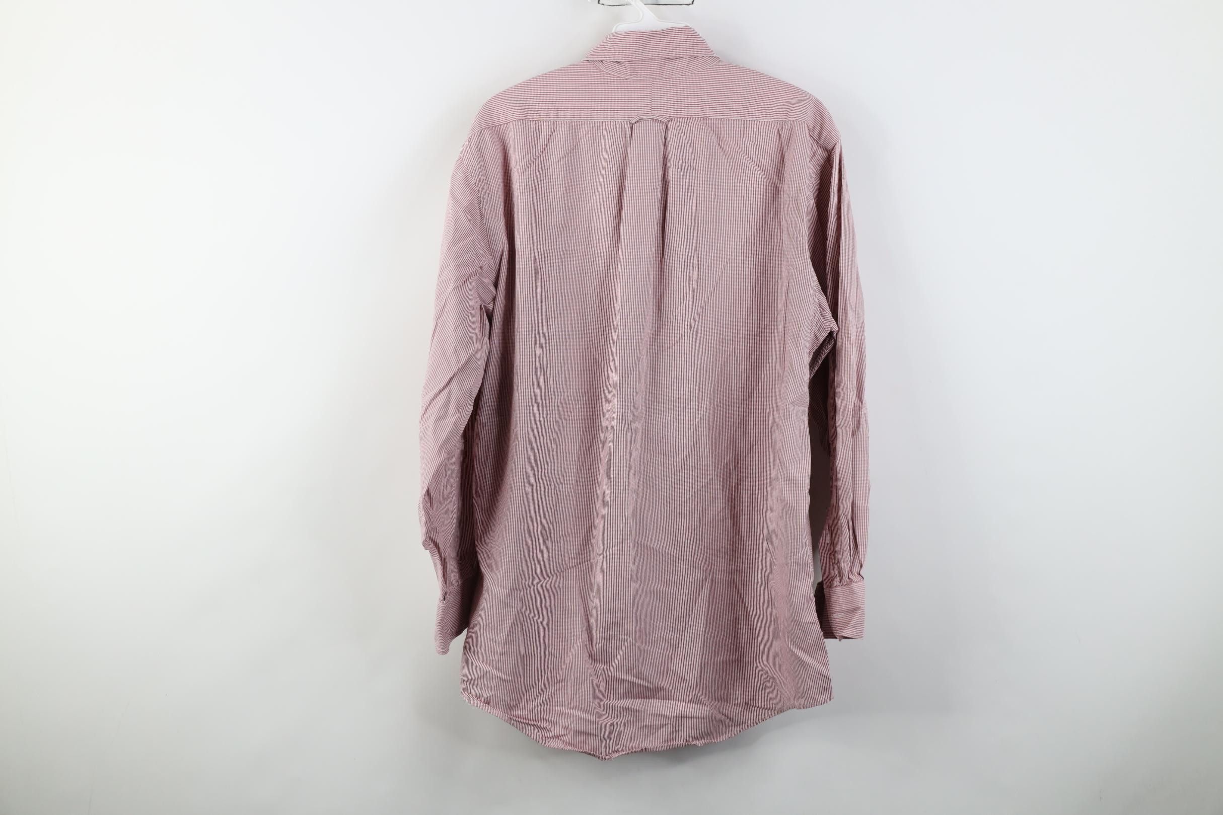 Lands' End Vintage 90s Lands End Cotton Button Down Shirt Red Plaid USA Size US M / EU 48-50 / 2 - 9 Thumbnail
