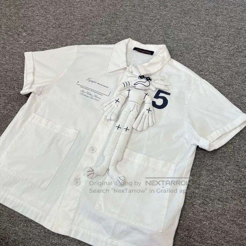 Louis Vuitton Louis Vuitton Doll Paratrooper Short Sleeve Shirt Size US XS / EU 42 / 0 - 3 Thumbnail