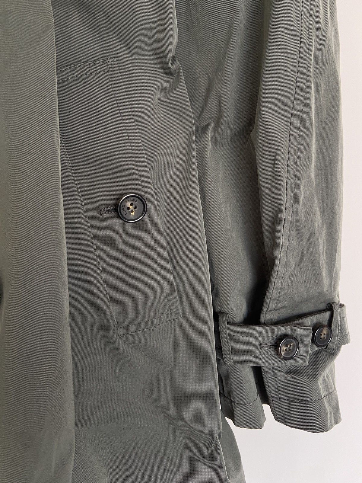 Loro Piana Loro Piana Light Olive Stormey Trench Tecno Coat Size US XXL / EU 58 / 5 - 14 Thumbnail