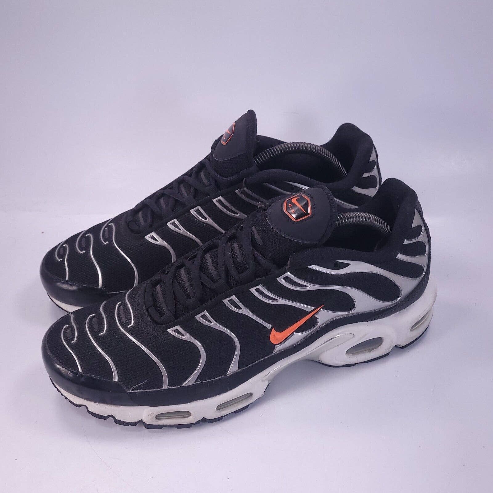 Nike Nike Air Max Plus Shoe Mens Size 10 CD1533-001 Black Silver | Grailed