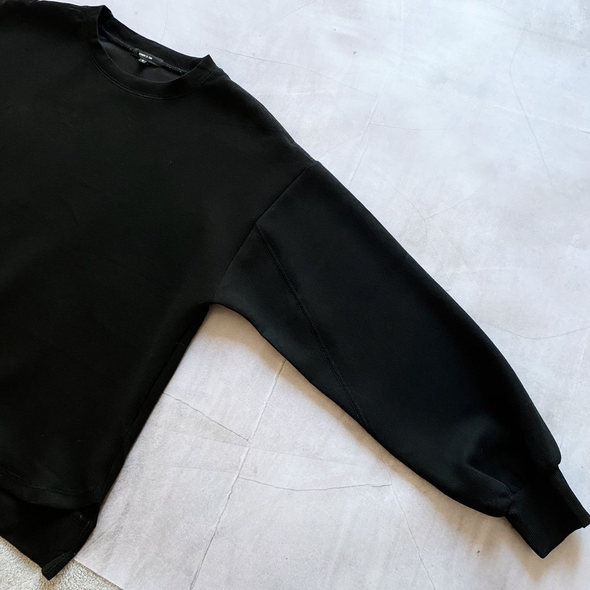 Comme Ca Ism 00s Japan Comme Ca Ism Cropped Elastic Sweatshirt Y2K Size US M / EU 48-50 / 2 - 2 Thumbnail