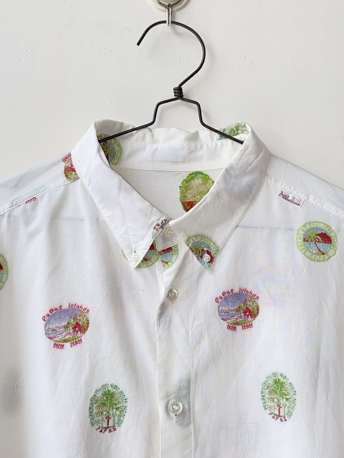 Designer × Issey Miyake × Japanese Brand PAPAS MANIERE De HEMING Shirt Size US XXL / EU 58 / 5 - 13 Thumbnail