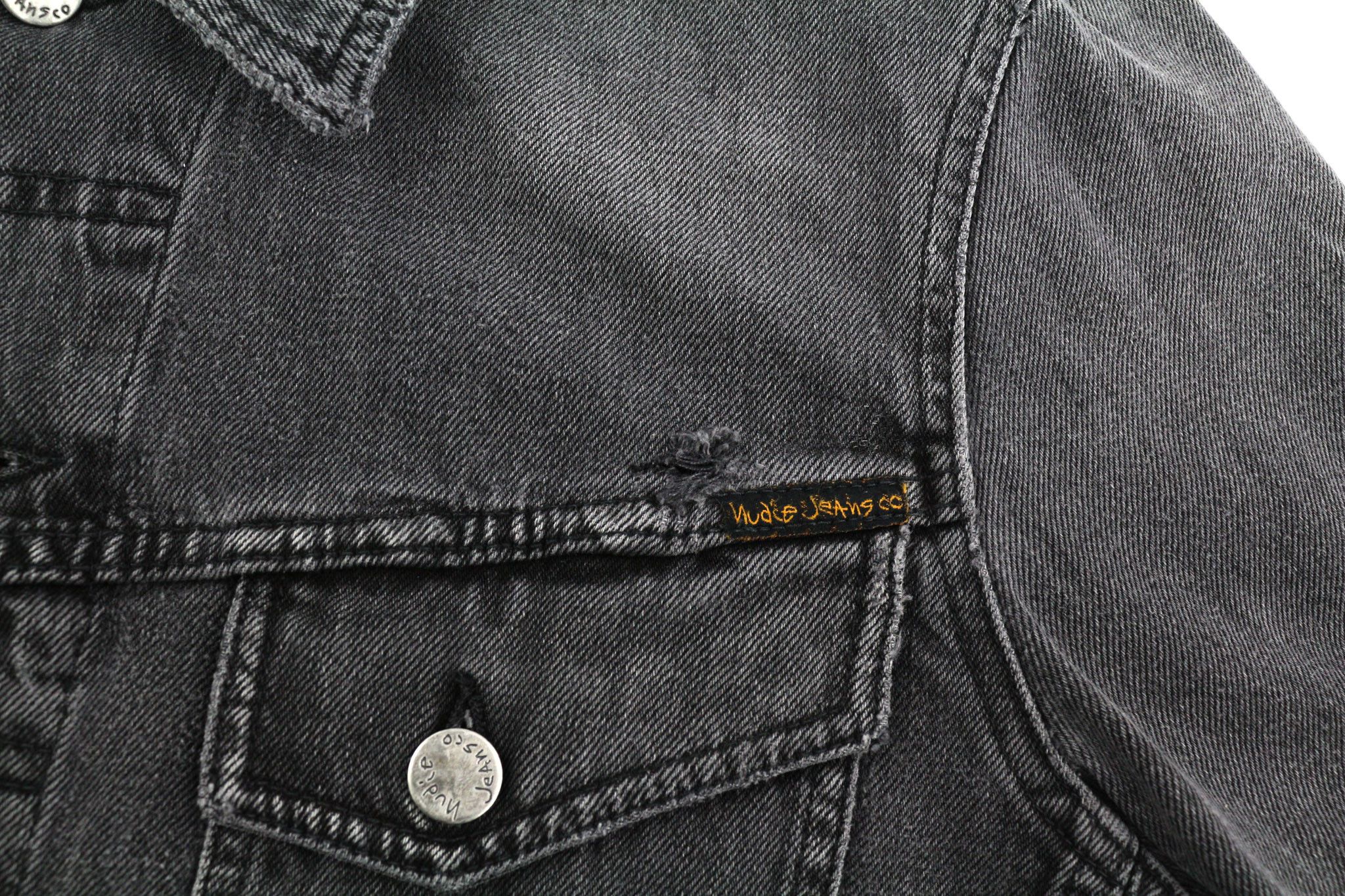 Nudie Jeans BILLY M Desolation Grey Polo Pockets Mid Jacket 82454 Size US M / EU 48-50 / 2 - 8 Thumbnail