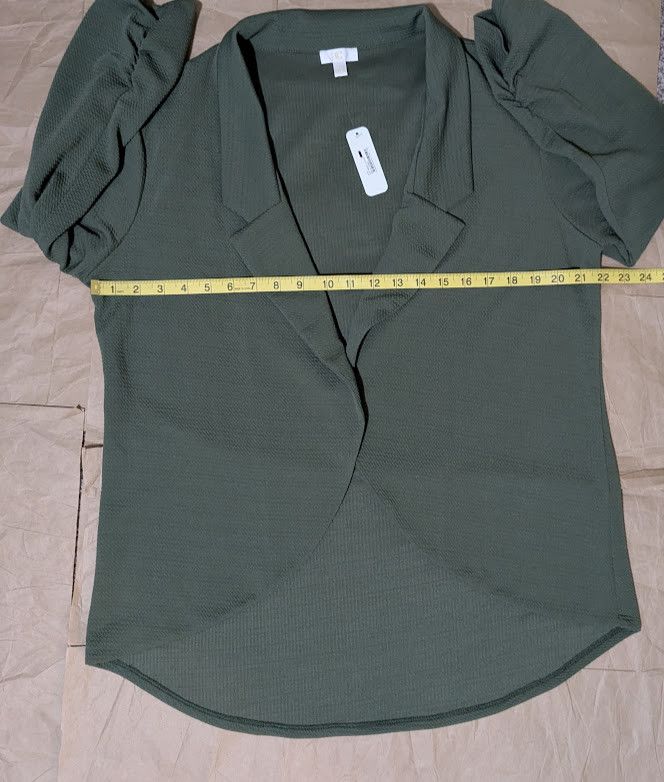 Other Charming Charlie open front olive NWT sweater Size XL / US 12-14 / IT 48-50 - 4 Thumbnail