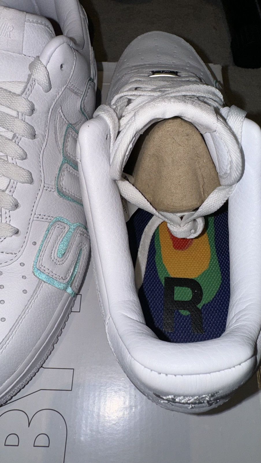 Cactus Plant Flea Market × Nike Nike x CPFM Cactus Plant Flea Market Air Force 1 By You Size US 10.5 / EU 43-44 - 12 Thumbnail