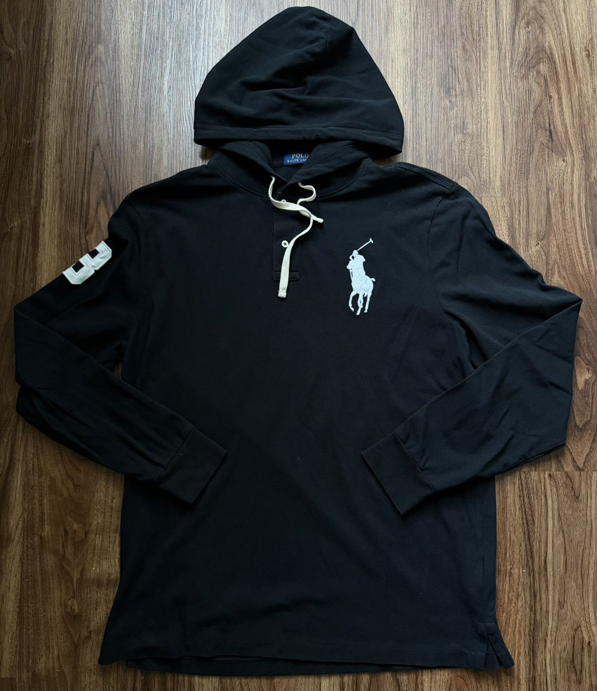 Polo Ralph Lauren Polo Ralph Lauren Hooded Big Pony #3 Long Sleeve Polo Sz XL Size US XL / EU 56 / 4 - 3 Thumbnail