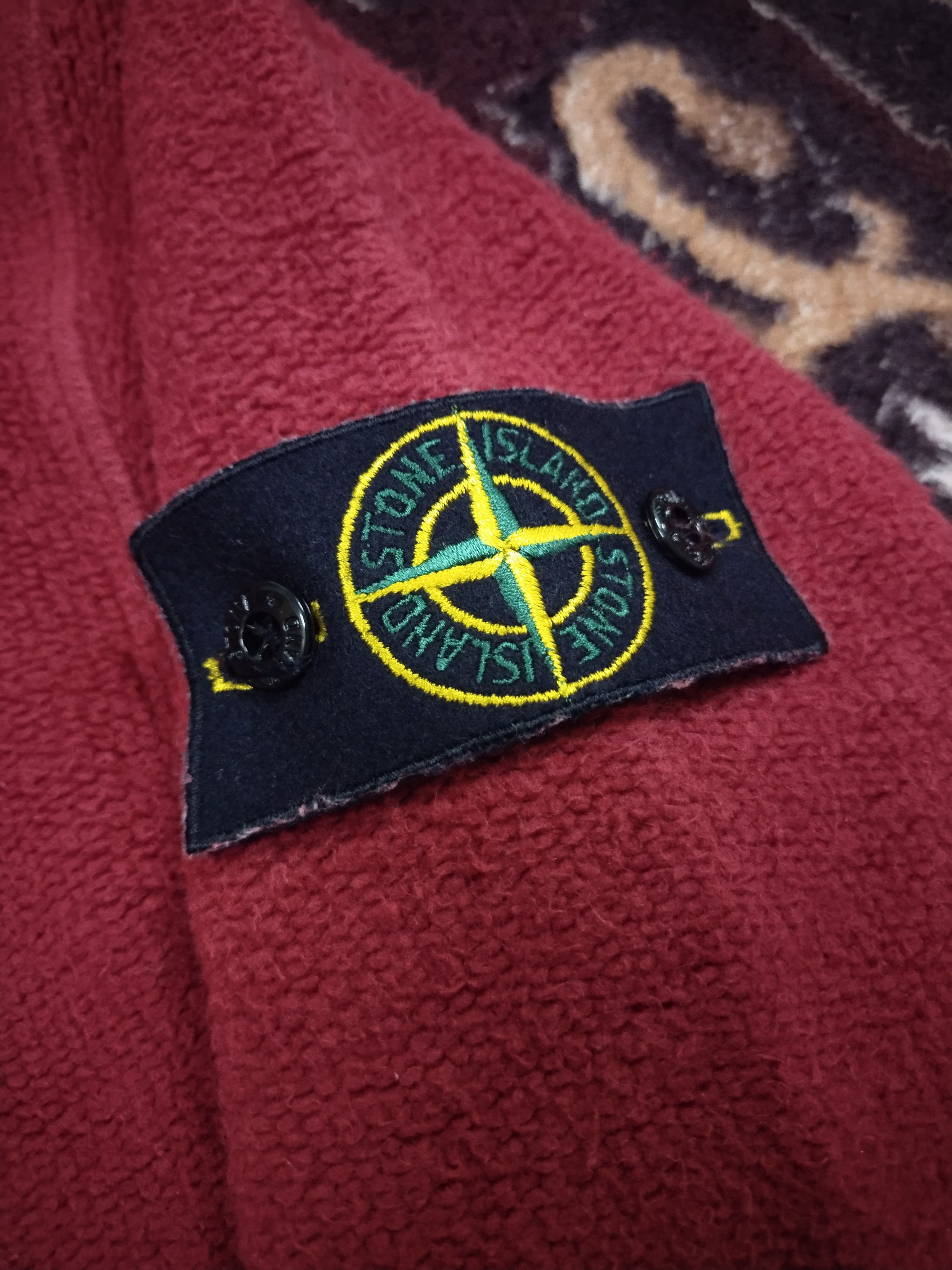 Stone Island Vintage 90's Stone Island Half Zipper Lampo Sweatshirt Size US S / EU 44-46 / 1 - 8 Thumbnail