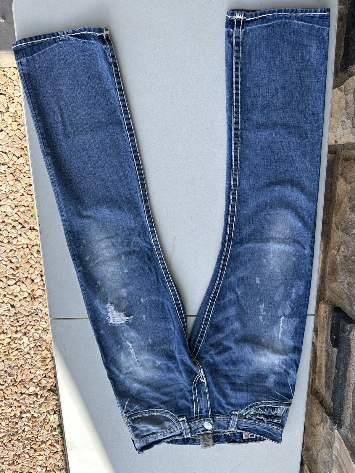 True Religion True Religion Ricky Super T jeans Size US 33 - 5 Thumbnail