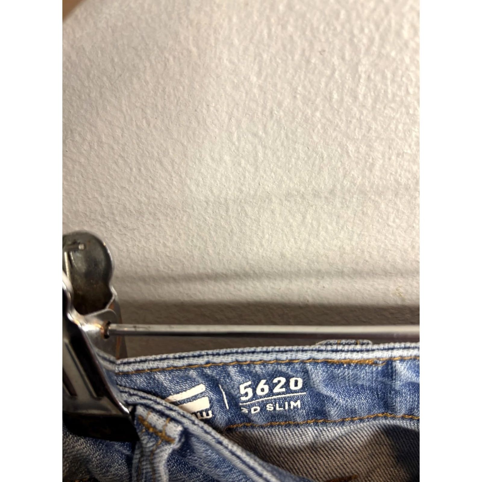 Vintage G-Star RAW Mens Jeans 28x32 Blue 5620 3D Slim Light Wash Denim Moto Tapered Size US 28 / EU 44 - 4 Thumbnail