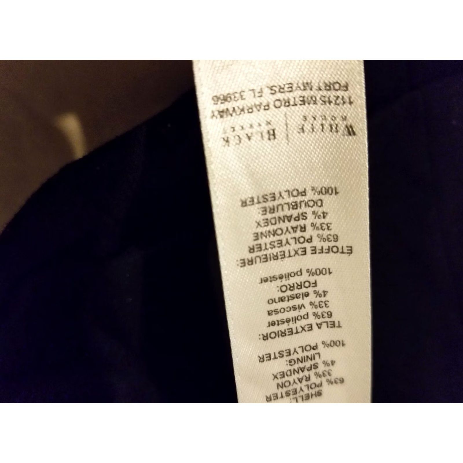 Vintage White House Black Market Jacket Blazer 4 Black Womens Size S / US 4 / IT 40 - 7 Thumbnail