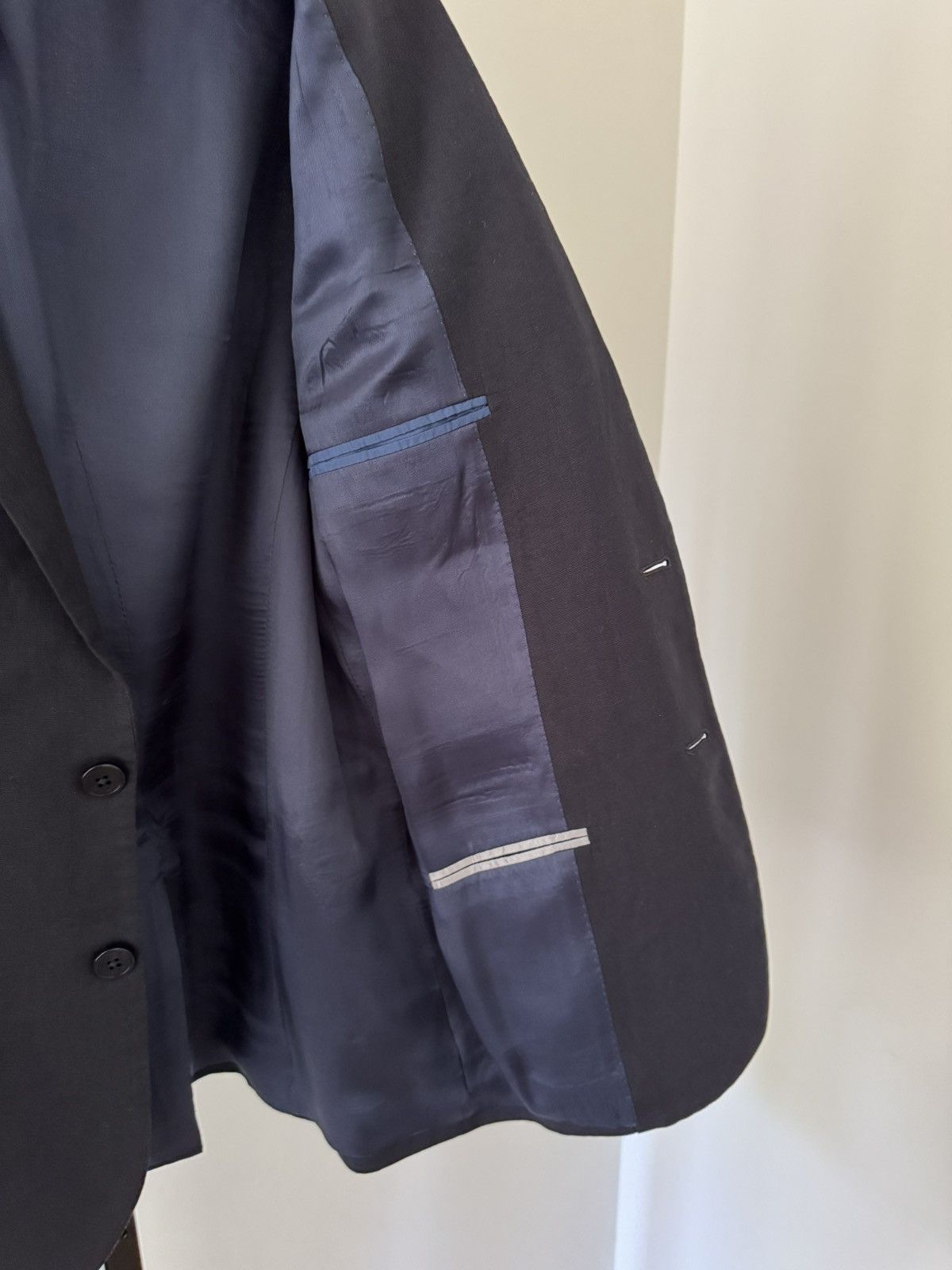 Paul Smith Paul Smith Blue Linen Blazer Size 38R - 4 Thumbnail
