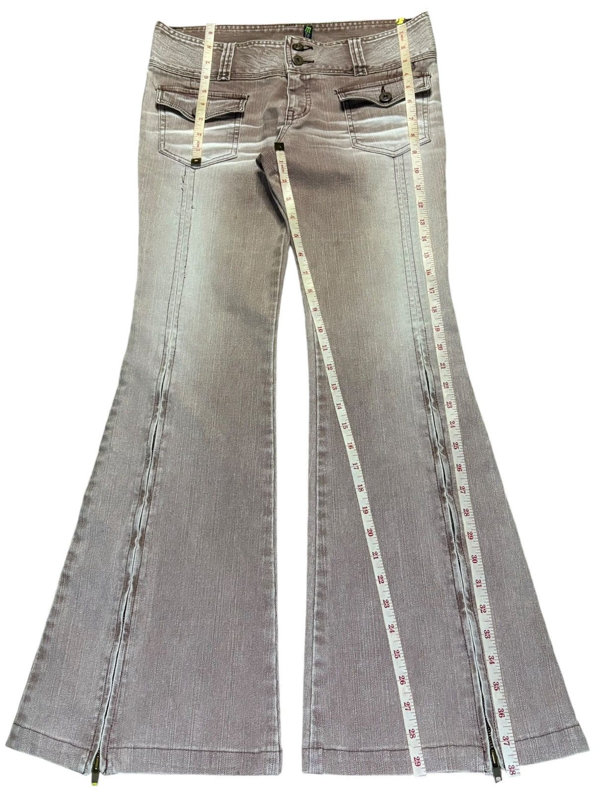 Japanese Brand Vintage Japanese Brand Faded Wash Bootcut Flare Jeans Size 30" / US 8 / IT 44 - 14 Thumbnail