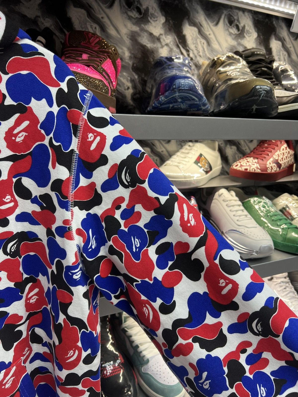 Bape Bape Shark London Camo Fullzip Hoodie Size US XL / EU 56 / 4 - 4 Thumbnail