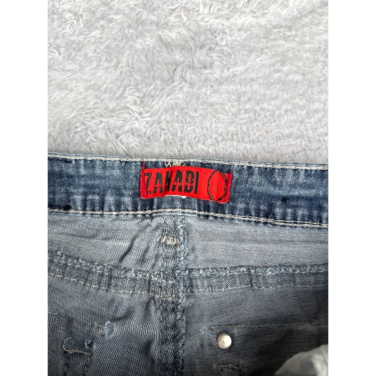 Vintage Zanadi Jeans Women Capri 6 Blue Denim Cotton Blend Low Rise 26x18 Size 28" / US 6 / IT 42 - 6 Thumbnail