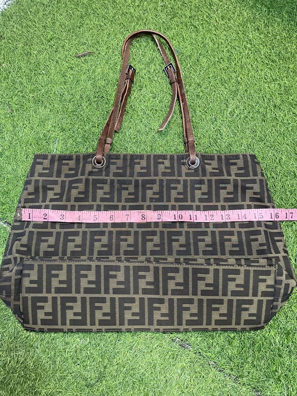 Fendi Authentic FENDI Canvas Tote Bag Size ONE SIZE - 17 Thumbnail