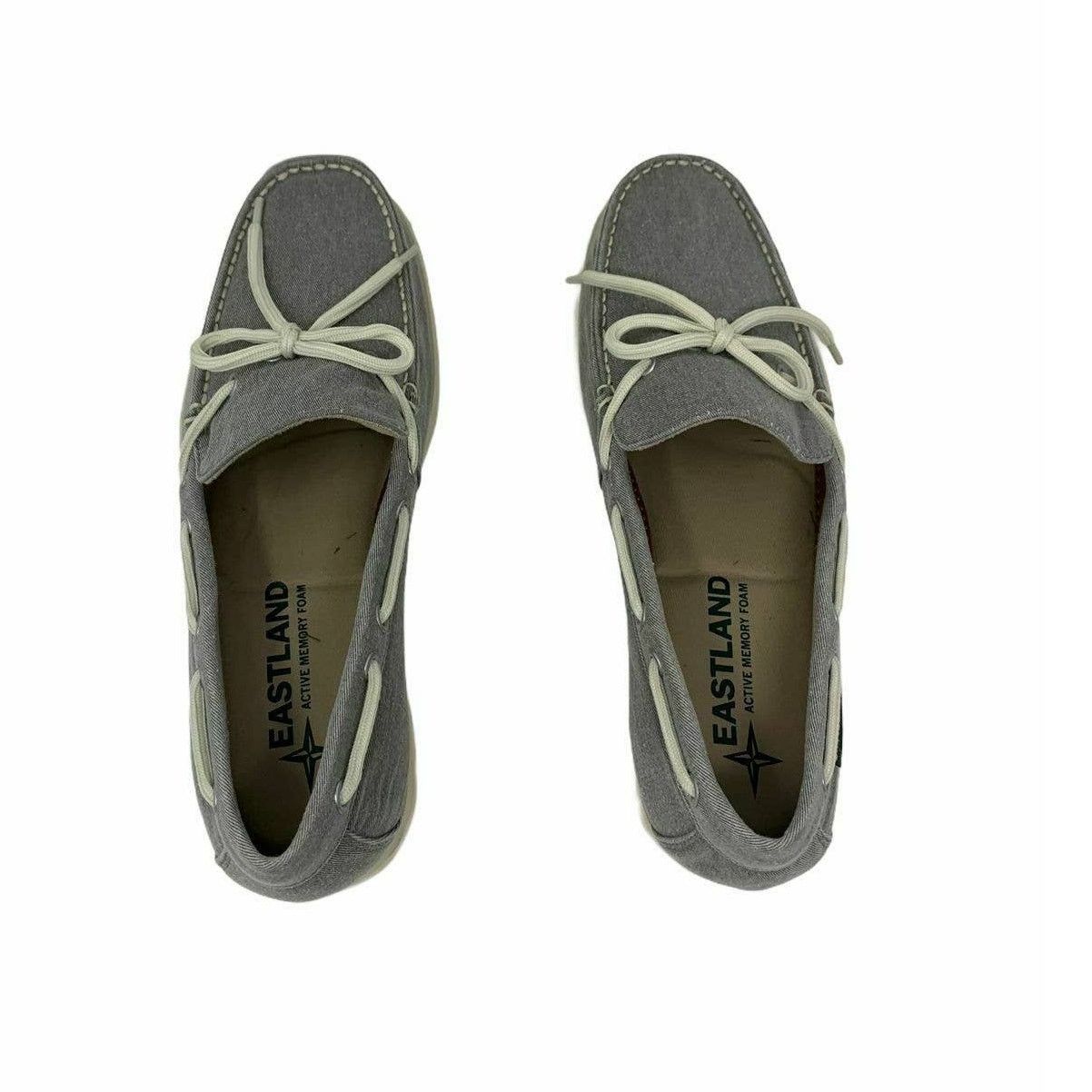 Eastland Eastland Men's Yarmouth 1-Eye Canvas Gray Boat Shoes 8D Size US 8 / EU 41 - 9 Thumbnail