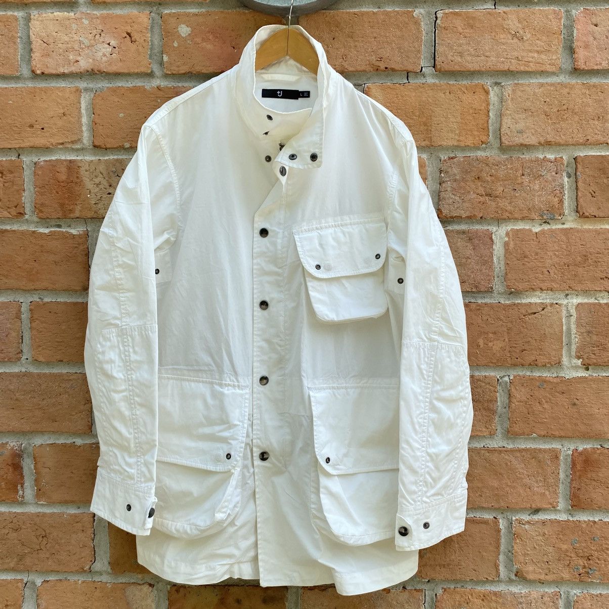 Jil Sander +J JIL SANDER UNIQLO White Jacket Size US L / EU 52-54 / 3 - 25 Thumbnail