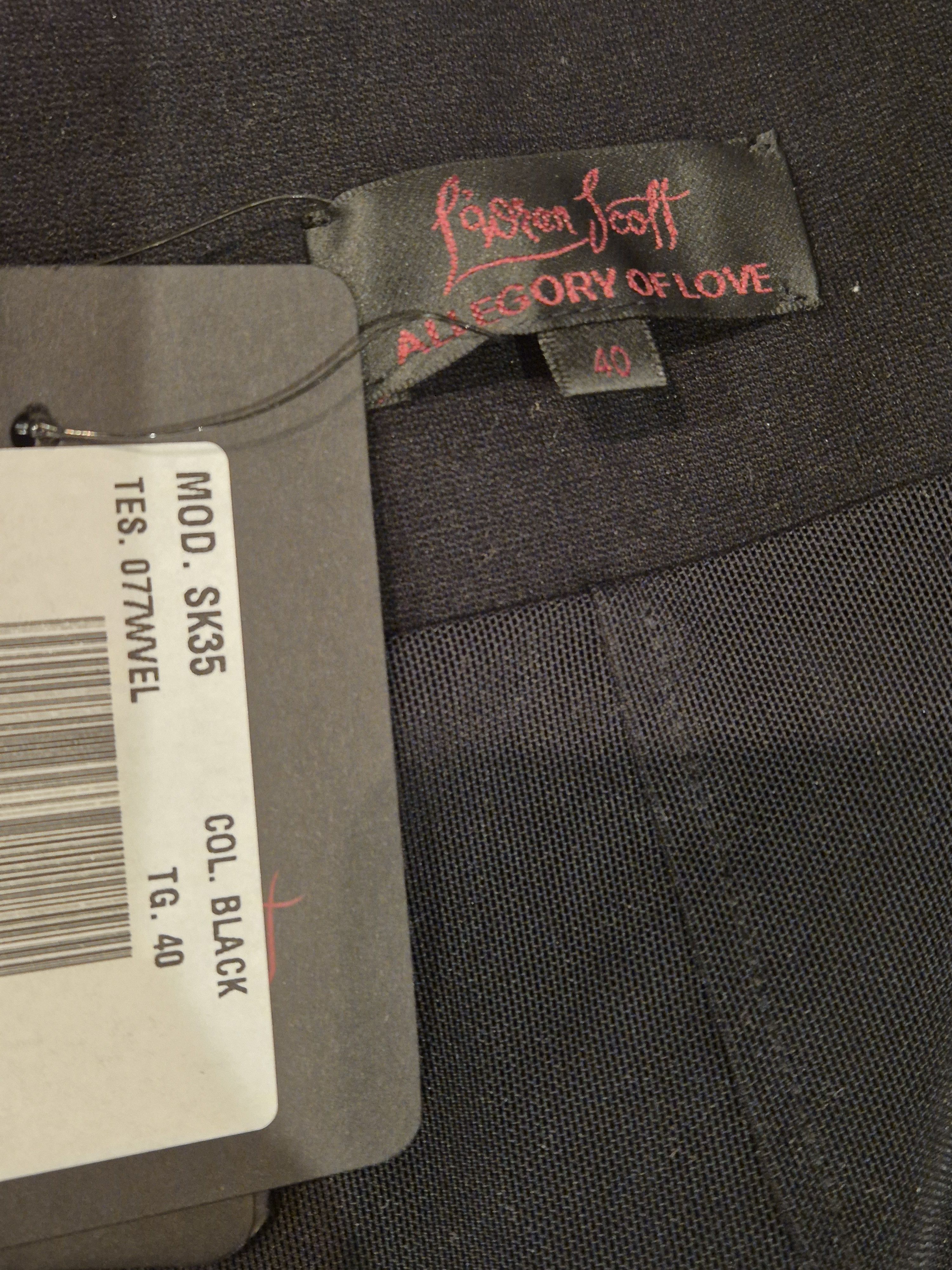 Other L'Wren Scott black velvet skirt Size 27" / US 4 / IT 40 - 7 Thumbnail