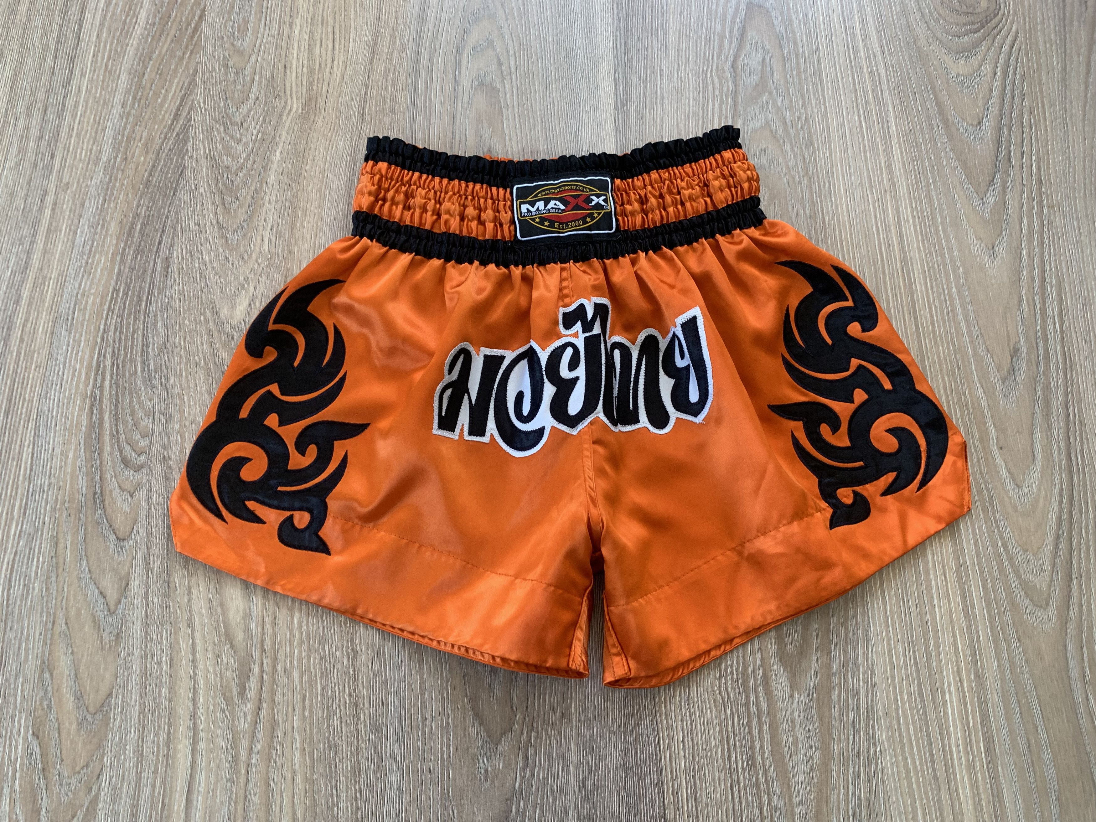 Japanese Brand Maxx Muay Thai Boxing Embroided Shorts Size US 36 / EU 52 - 2 Thumbnail