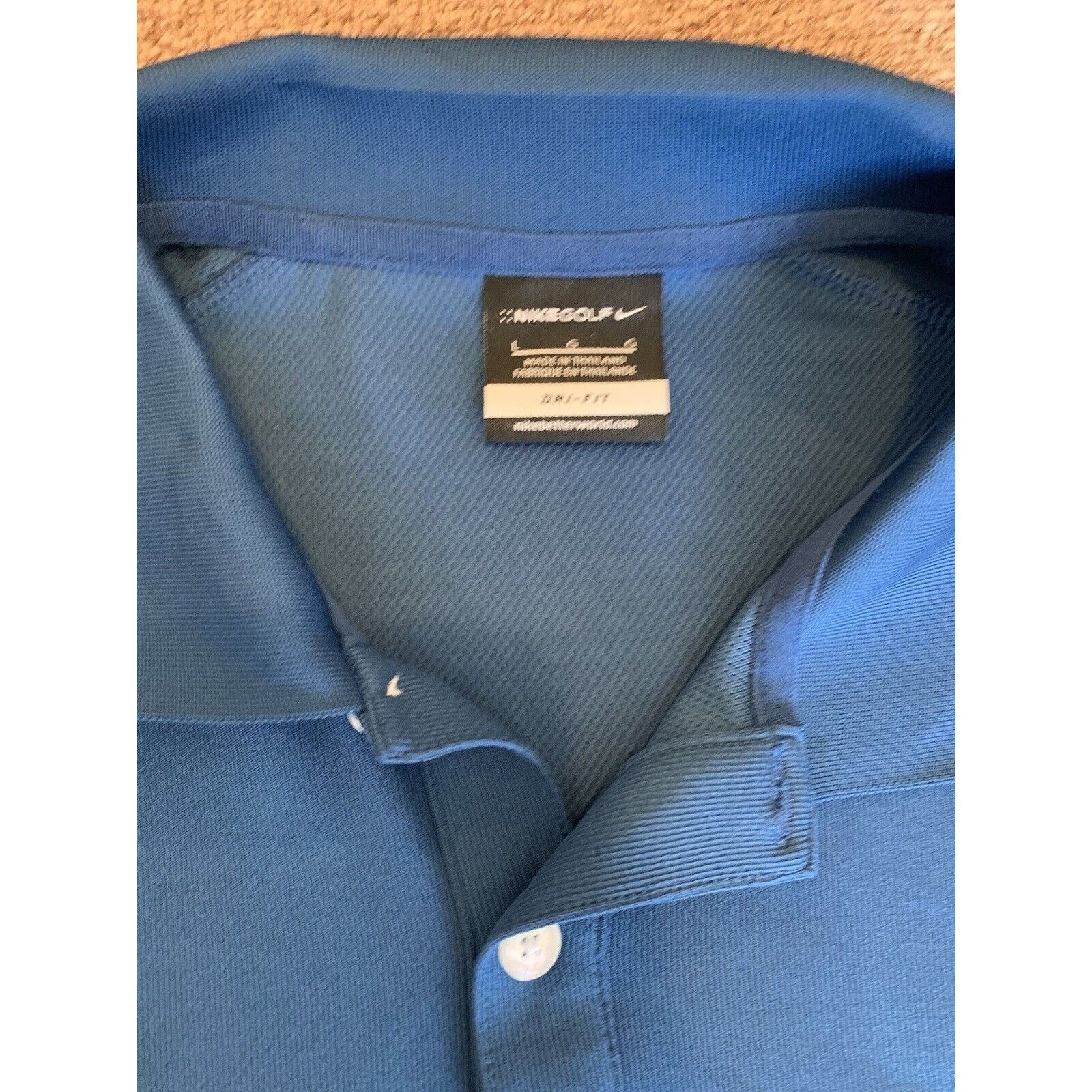 Nike Nike Golf Polo Shirt Men L Blue Short Sleeve Pullover Collar Size US L / EU 52-54 / 3 - 2 Thumbnail