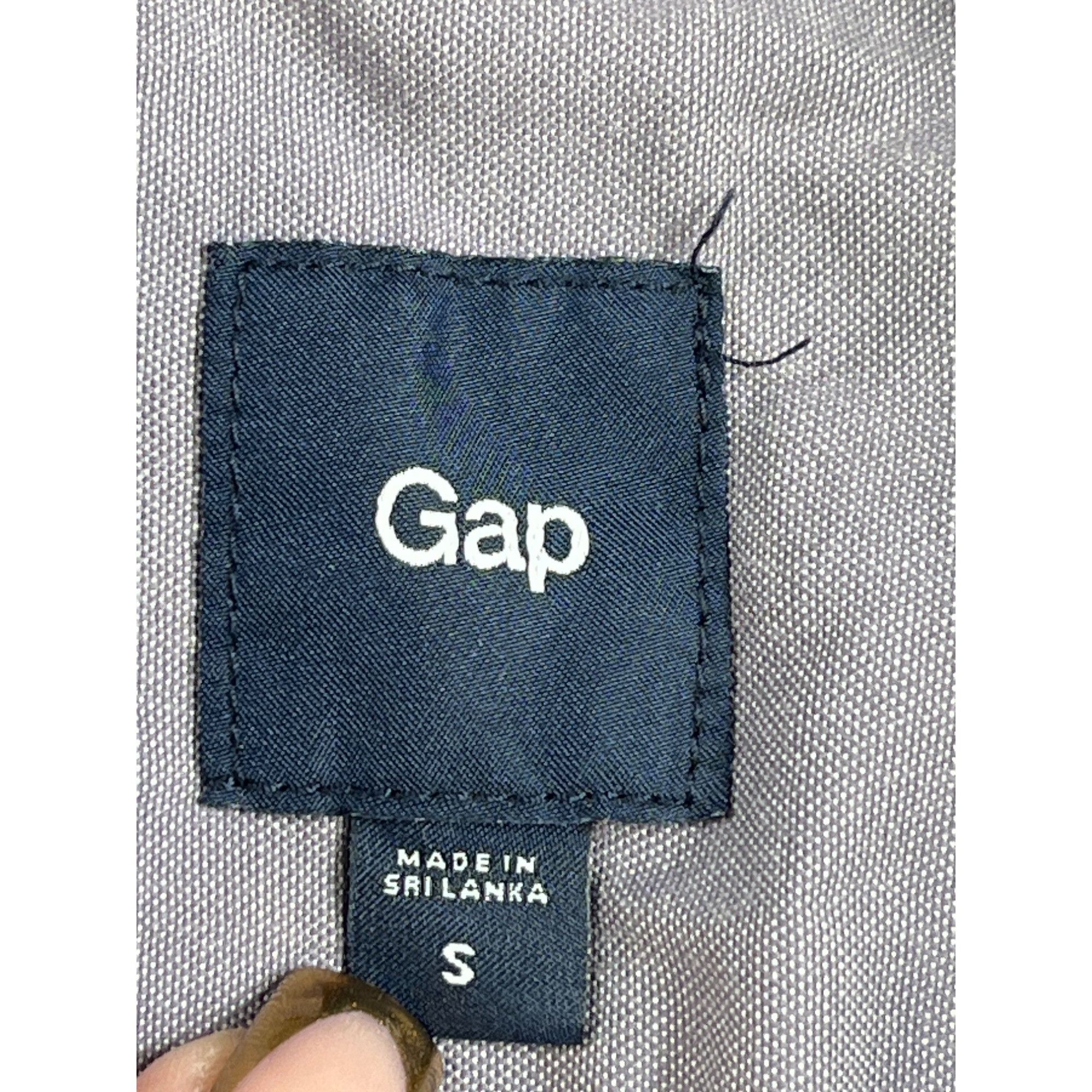 Gap Gap SKU 7697 Mens Purple Button Up Long Sleeve Shirt Size S Size US S / EU 44-46 / 1 - 9 Thumbnail
