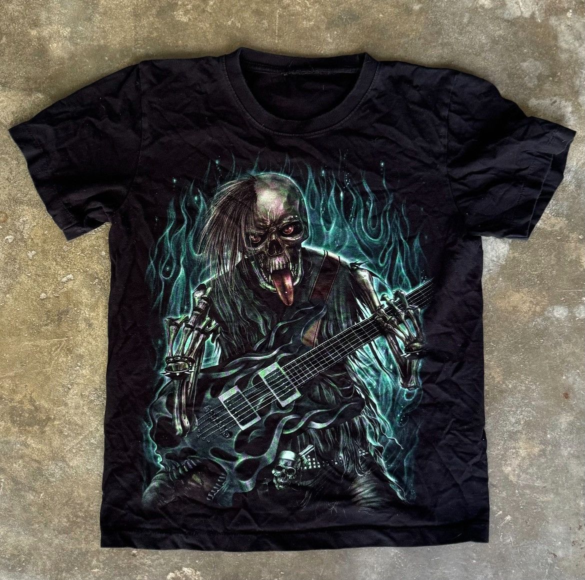 Band Tees Single Stitch Vintage Y2K Skeleton Skulls Graphic Tee Size US M / EU 48-50 / 2 - 1 Thumbnail