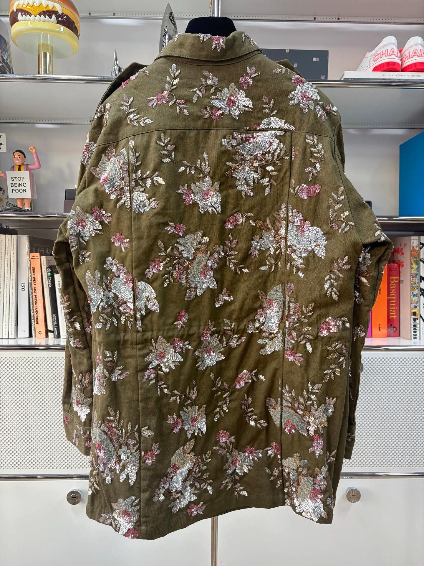 Saint Laurent Paris Saint Laurent Sequin Floral Embroidered Jacket Size S / US 4 / IT 40 - 3 Thumbnail