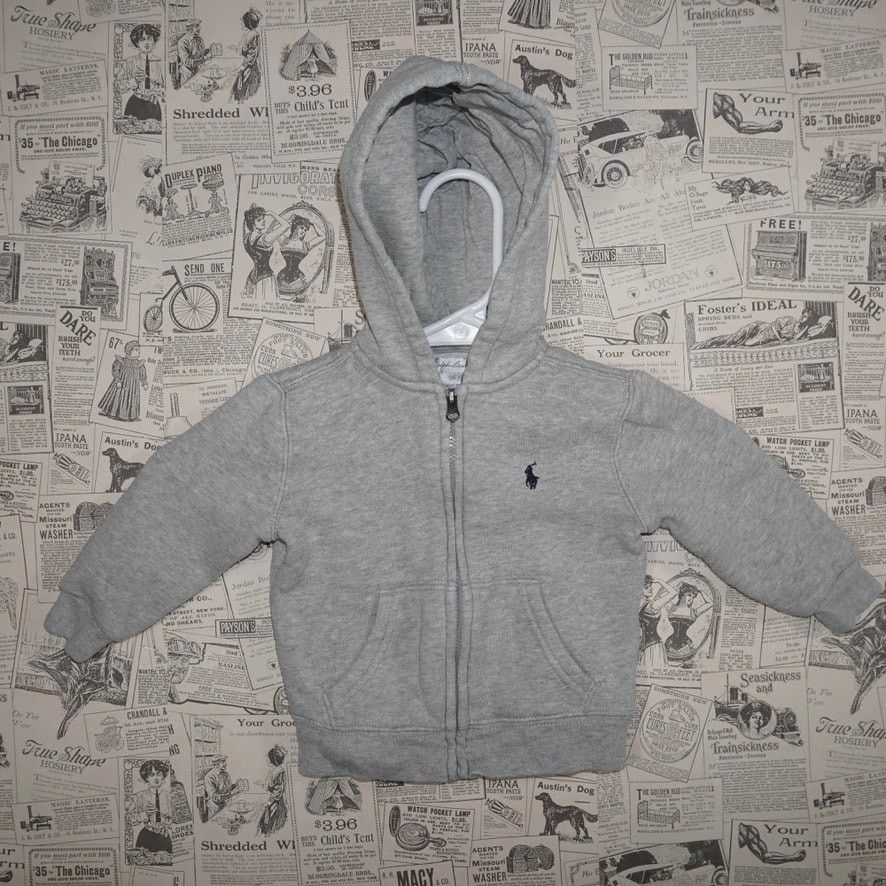 Polo Ralph Lauren 12M - Vintage Y2K polo Ralph Lauren 2000s youth zip hoodie Size US S / EU 44-46 / 1 - 1 Thumbnail