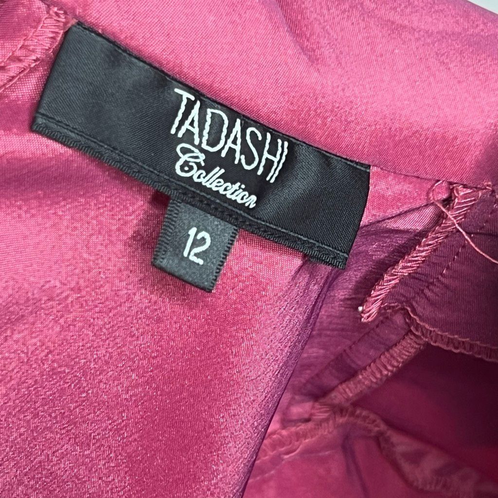 Takashi Murakami Tadashi Shoji Collection Taffeta Ruched Sleeves Metallic Mag Size XL / US 12-14 / IT 48-50 - 10 Thumbnail