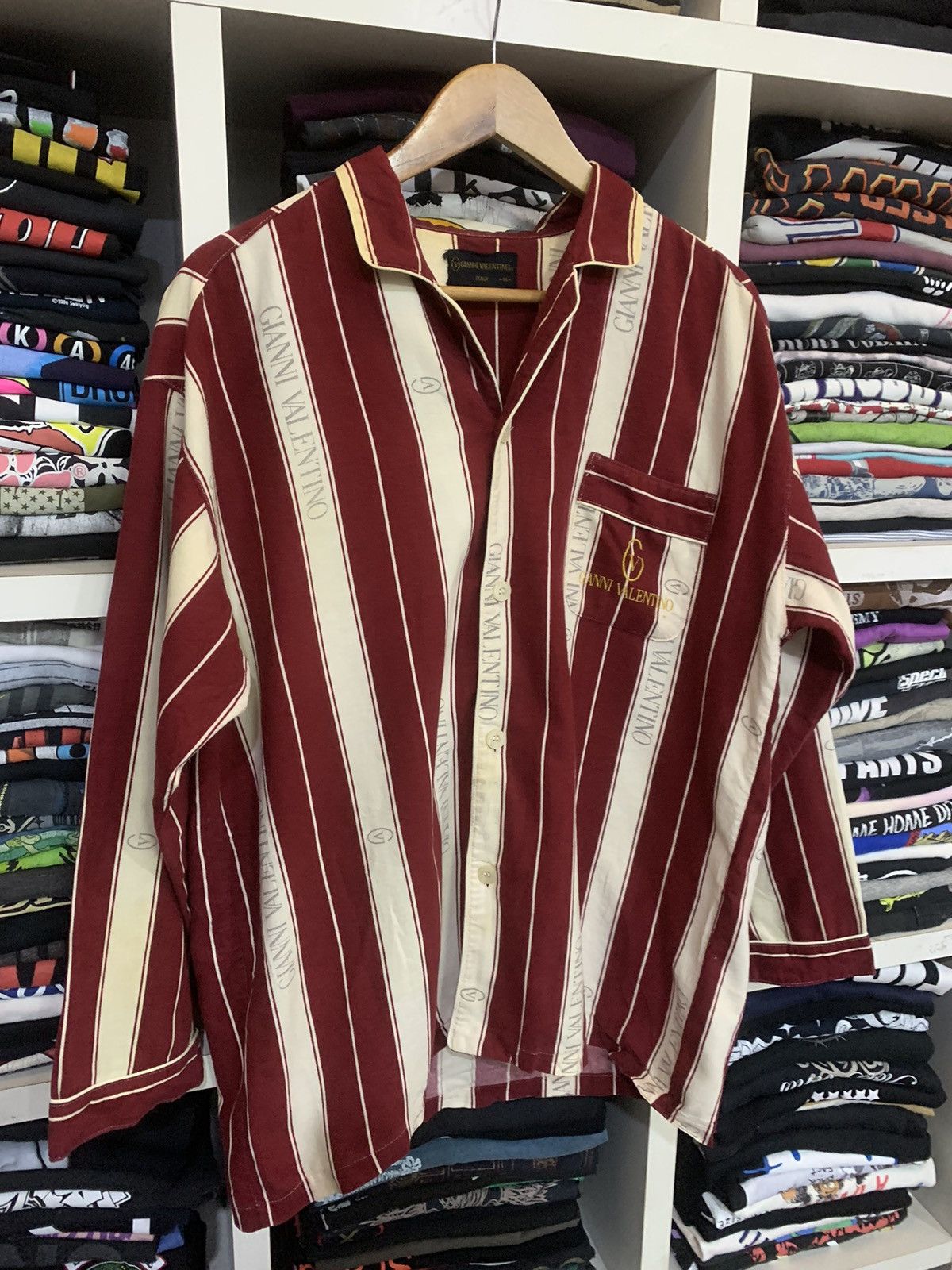 Japanese Brand × Vintage Vintage Gianni Valentino Button Shirt Size US M / EU 48-50 / 2 - 4 Thumbnail