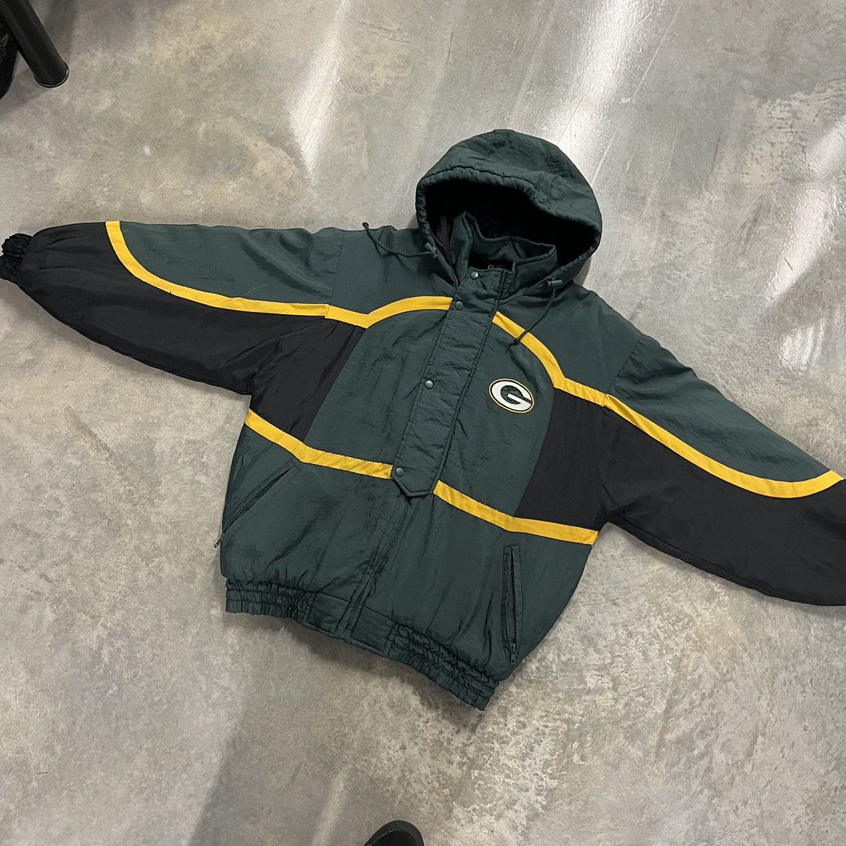 Logo 7 × NFL × Vintage Vintage 90s GreenBay Packers logo 7 jacket full zip Size US M / EU 48-50 / 2 - 3 Thumbnail