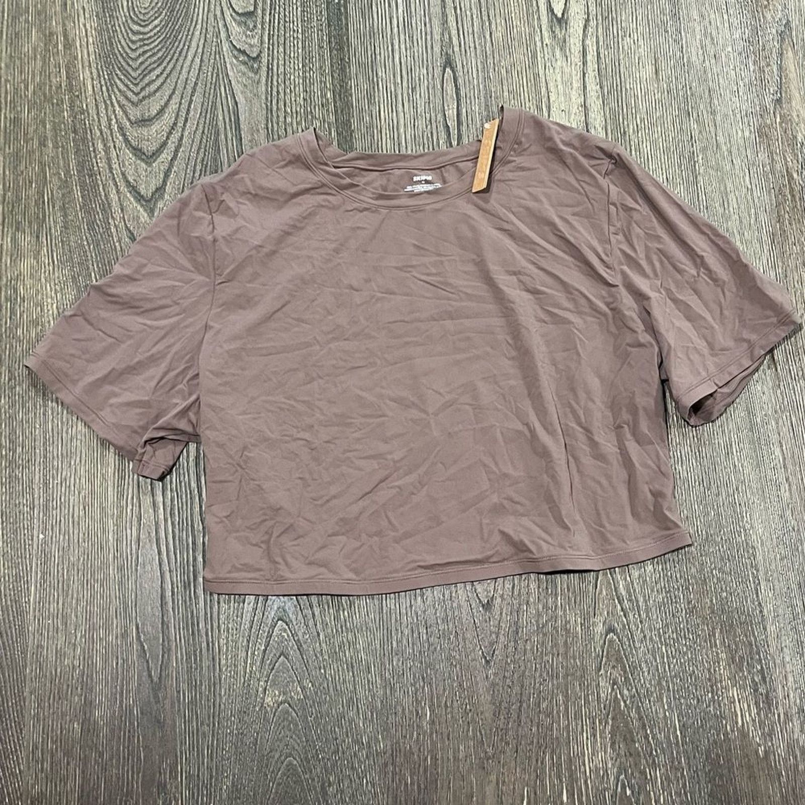 SKIMS NWT Skims Fits Everybody Super Cropped T-Shirt Short Sleev4X Size 4XL / US 24-26 - 1 Thumbnail
