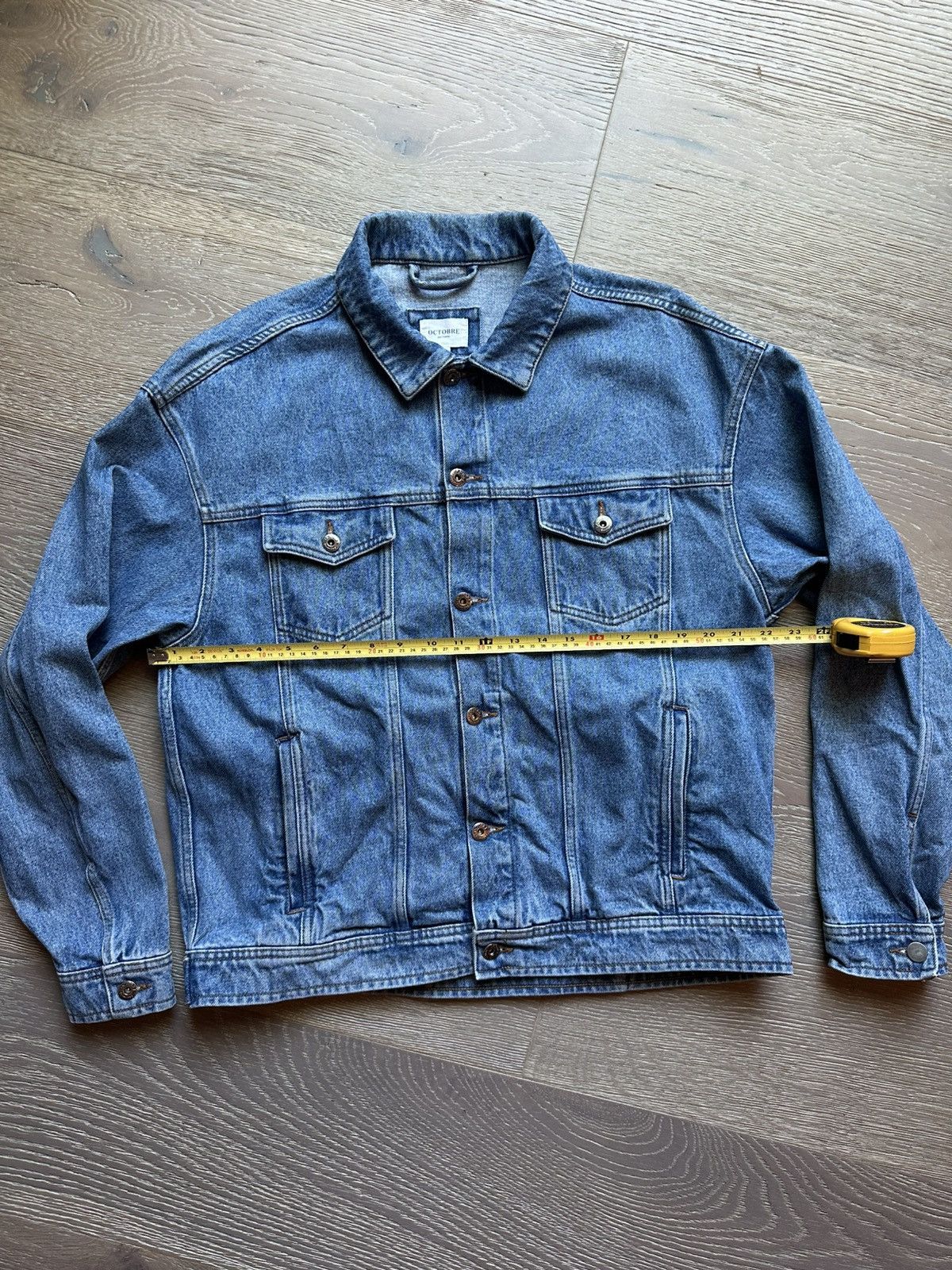 Other Sezane Octobre Editions Denim Jacket Size L Size US L / EU 52-54 / 3 - 1 Thumbnail