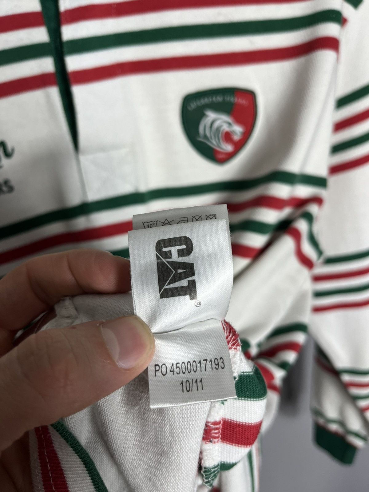 Cotton Traders Leicester Tigers Jersey 2011/2012 Away Rugby Union Shirt Men Size US L / EU 52-54 / 3 - 5 Thumbnail