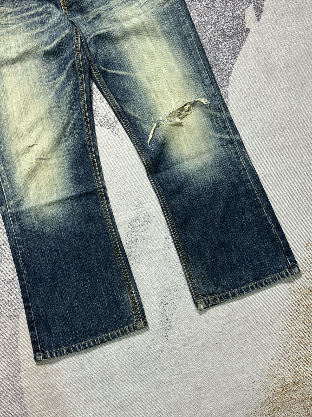 Edwin Edwin 503 Blue Trip Washed Bobcut Denim Size US 32 / EU 48 - 4 Thumbnail